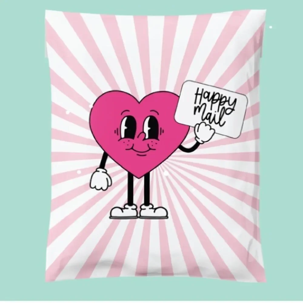 Poly mailers insert cards stickers bundle